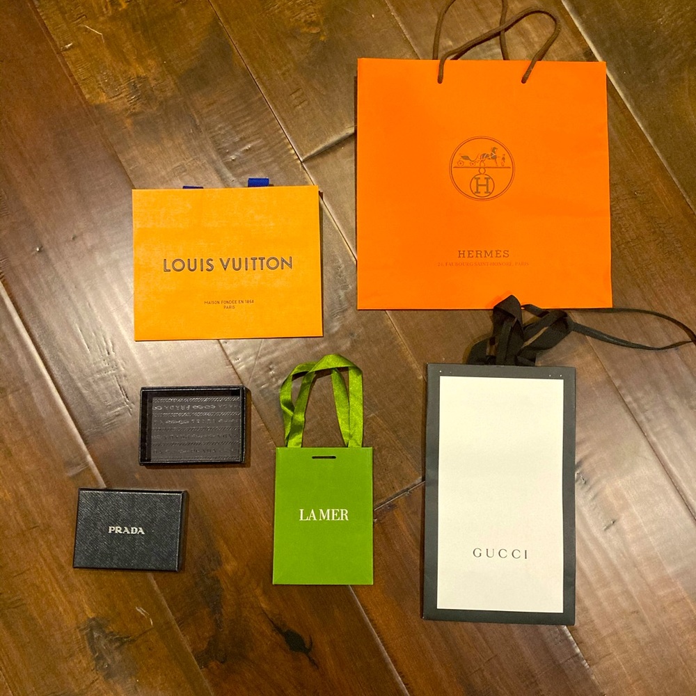 Authentic Designer Shopping Bags. Prada Box